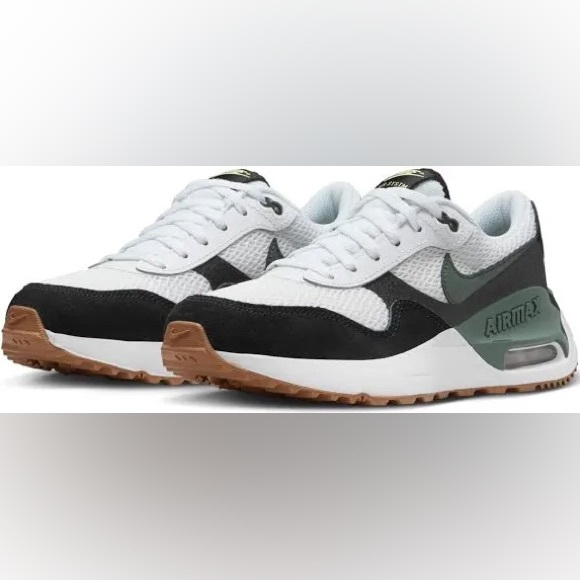 Nike Other - Nike Air Max SYSTM, White/Black/Barely Volt/Vintage Green, size 6Y (NIB)